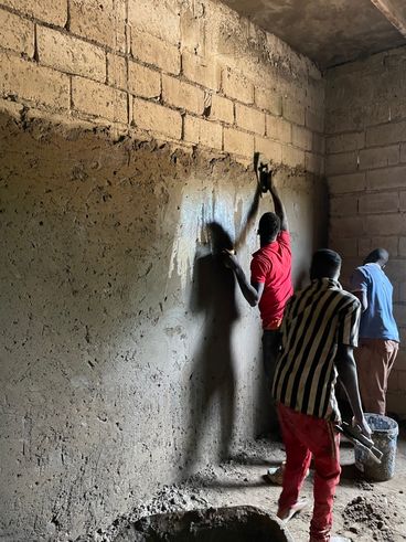 Uganda Kinderheim Baufortschritt des Gebäudes 2023