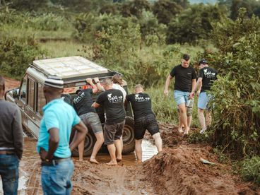 Uganda Kinderheim Baufortschritt des Gebäudes 2023