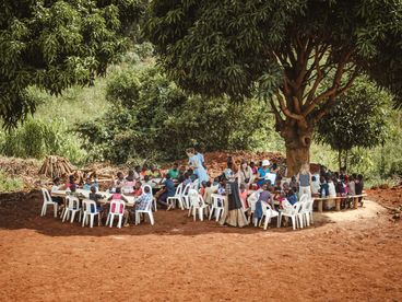 Uganda Kinderheim Baufortschritt des Gebäudes 2023