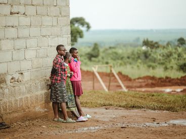 Uganda Kinderheim Baufortschritt des Gebäudes 2023