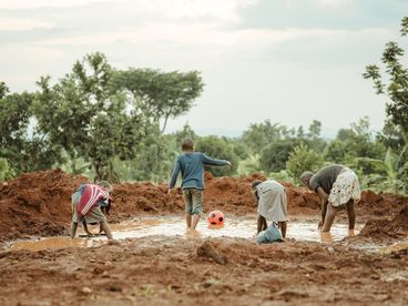 Uganda Kinderheim Baufortschritt des Gebäudes 2023