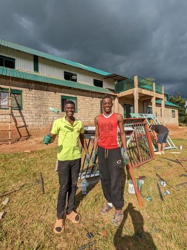 Uganda Kinderheim Baufortschritt des Gebäudes 2023