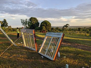 Uganda Kinderheim Baufortschritt des Gebäudes 2023