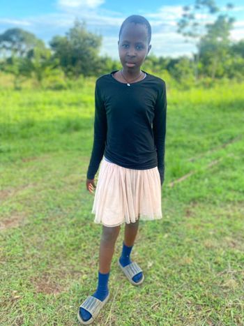 Ein 12-jähriges Mädchen aus Uganda